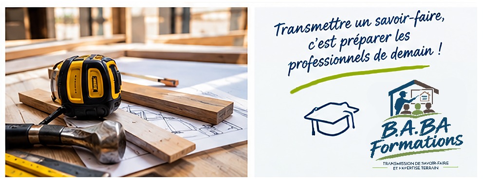 B A BA accueil alt:"B.A.BA formations, la transmission de savoir faire et l'expertise terrain"